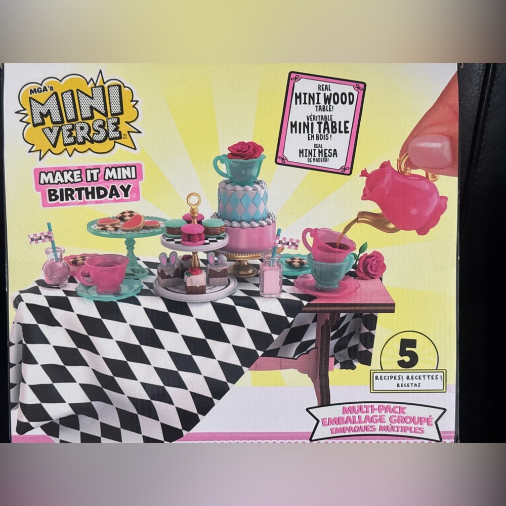 NEW Birthday Multi Pack Make it Mini 30 pc set multipack Miniverse MGA tea party - Picture 3 of 7